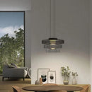 Axyaa Glass Pendant Lamp LED Chandelier for Home Decor