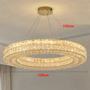 Axyaa Crystal Chandelier Pendant Light for Luxury Living Room and Bedroom
