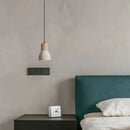 Axya Minimalist Nordic Style Concrete Bedside Pendant Lamp
