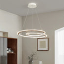 Axyaa Modern LED Ring Chandelier for Indoor Lighting Decor
