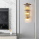 Axyaa Crystal Luxe LED Wall Lamp for Living Room Bedroom Study Dining Corridor