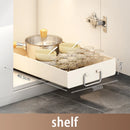 Axyaa Stainless Steel Dish Rack Cabinet Organizer Under Sink Basket