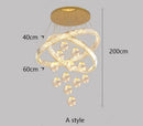 Axyaa LED Ceiling Lamp Chandelier for Modern Bedroom and Dining Room
