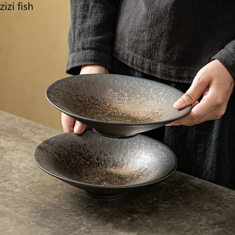 Axya Ceramic Tableware Set: Plates, Bowls, and Dishes