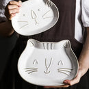 Axya Cute Cat Ceramic Tableware Set.