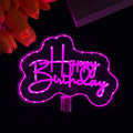 Axyaa LED Cake Topper Night Light, Happy Birthday & Valentine's Day Cake Decoration