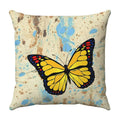 Axyaa Butterfly Print Cushion Cover 45x45cm - Farmhouse Stylish Home Decor Pillow Cover