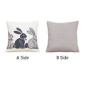 Axyaa Nordic Easter Bunny Throw Pillowcase 45X45 Cartoon Decoration Cojines