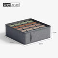 Axyaa Underwear Sock Bra Storage Box - 20/6/7/1 Grids Organizer Cabinets Drawers Pants