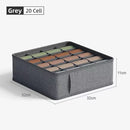 Axyaa Underwear Sock Bra Storage Box - 20/6/7/1 Grids Organizer Cabinets Drawers Pants