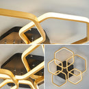 Axyaa LED Polygon Ceiling Light for Living Room Bedroom Kids Home Decor