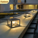 Axyaa Solar Villa Column Light: Creative, Waterproof LED for Outdoor Garden and Hotel