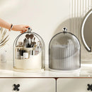 Axyaa 360 Rotating Makeup Organizer with Lid - Cosmetic & Skincare Storage Container