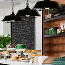 Axyaa Vintage Iron Pendant Light for Restaurant Kitchen Bar, American Country Retro Fixture