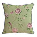 Axyaa Vintage Floral Pillow Cover Pink Green 45x45cm
