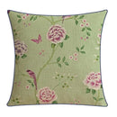 Axyaa Vintage Floral Pillow Cover Pink Green 45x45cm