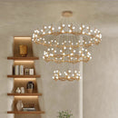 Axyaa Modern Light Luxury LED Chandelier for Living Room Décor