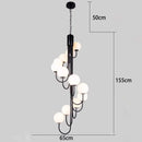 Axyaa LED Pendant Chandelier for Modern Home Decor and Indoor Lighting