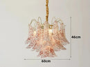 Axyaa Colorful Glass Ceiling Chandelier for Kitchen Dining Living Room