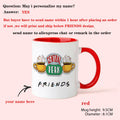 Axyaa Friends Central Perk Mug – 11oz Ceramic Tea Cup, Perfect Gift for Friends