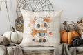Cute Ghost Pumpkin Halloween Pillow Cover by Axyaa - Sofa Bedroom Car Decor