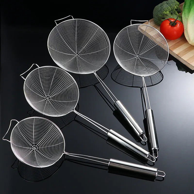 Axyaa Stainless Steel Food Skimmer Colander for Hot Pot and Dumplings