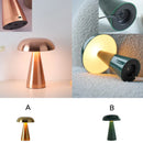 Axyaa LED Touch Table Lamp Rechargeable 3 Color Metal Desk Room Decor