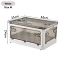 Axyaa Stackable Storage Box with Wheels - Outdoor Organizer for Clothes, Toys, Books