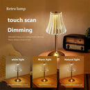 Axyaa Glass LED Table Lamps Night Light Touch Lamp Bedroom Study Bedside Decor