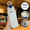 Axyaa Insulated Straw Cup: Portable 316 Stainless Steel, Large Capacity for Sports & Students