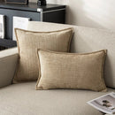 Axyaa Chenille Cushion Cover in Blue Grey