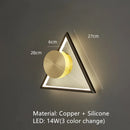 Axyaa Brass Ring LED Wall Sconce for Home Art Deco Lighting in Various Rooms