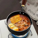 Axyaa Wooden Handle Induction Milk Pot - Ideal for Whipped Cream, Boiling Water, Soup