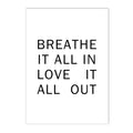 Nordic Motivation Quote Canvas Print Typography Poster for Home Decor by Axyaa