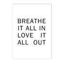Nordic Motivation Quote Canvas Print Typography Poster for Home Decor by Axyaa
