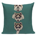 Axyaa Cozy Pug Cat Sloth Starling Fashion Pillow Cover Sofa Decor Case