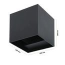 Axyaa 12W LED Wall Light Waterproof IP65 Outdoor Indoor Garden Bedroom Porch Decor Lamp