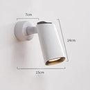 Axyaa Rotating LED Wall Lamp: Small Spotlight for Home Decors & Bedside, Nordic Design