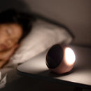 Axyaa Night Light Alarm Clock with Cute Expression, Voice Control, Thermometer, Multifunctional Home Product