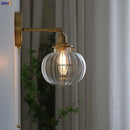 Axyaa Glass Wall Sconce Light for Bedroom and Bathroom