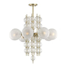 Axyaa Nordic Glass Chandelier: Personalized Design for Living Room, Dining Room & Model Room