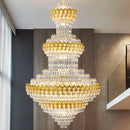 Axyaa Modern Luxury Crystal Chandelier for Living Room, Lobby, and Staircase