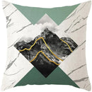 Axyaa Plants Print Linen Cushion Cover for Stylish Home Decor 45*45cm