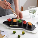 Axyaa Ceramic Special-shaped Steak Dinner Plate for High-end Dining
