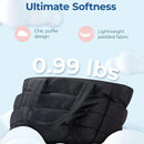 Axyaa Lightweight Puffy Duffel Bag with Compartments, Quilted Shoulder Handbag for Women