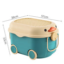 Axyaa Kids Toy Storage Box: Large Capacity Household Organizer for Snacks, Clothes, and More