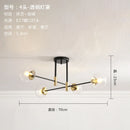 Axyaa Glass Ball Branch Chandeliers - Nordic Light Postmodern Luxury LED Pendant Lights