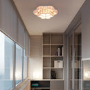 Axyaa Flower Gold Crystal Ceiling Chandelier for Kitchen, Aisle, Stairs - Modern Luminaires