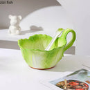 Axyaa Ceramic Handle Bowl Set for Various Dishes and Molecular Cuisine