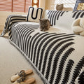 Axyaa Chenille Sofa Cover: Universal, Anti-Slip, Comfy, All Season, Living Room Decoration